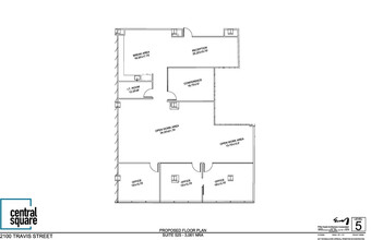 2100 Travis St, Houston, TX for lease Floor Plan- Image 1 of 9