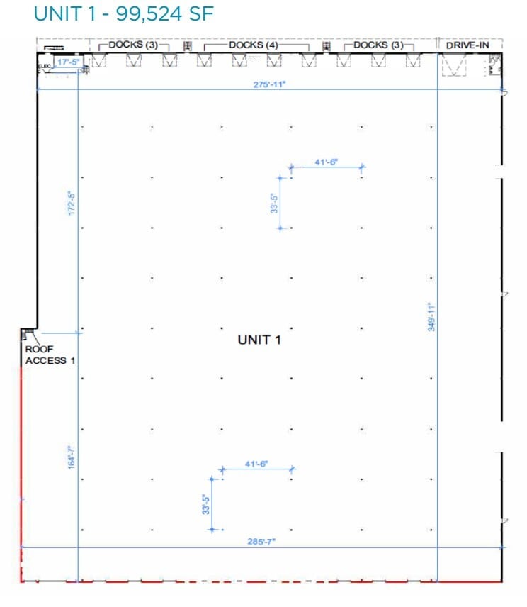 137 Horner Ave, Toronto, ON for lease Floor Plan- Image 1 of 2