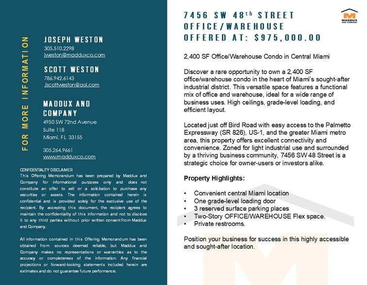 7452-7466 SW 48th St, Miami, FL for sale - Building Photo - Image 2 of 5