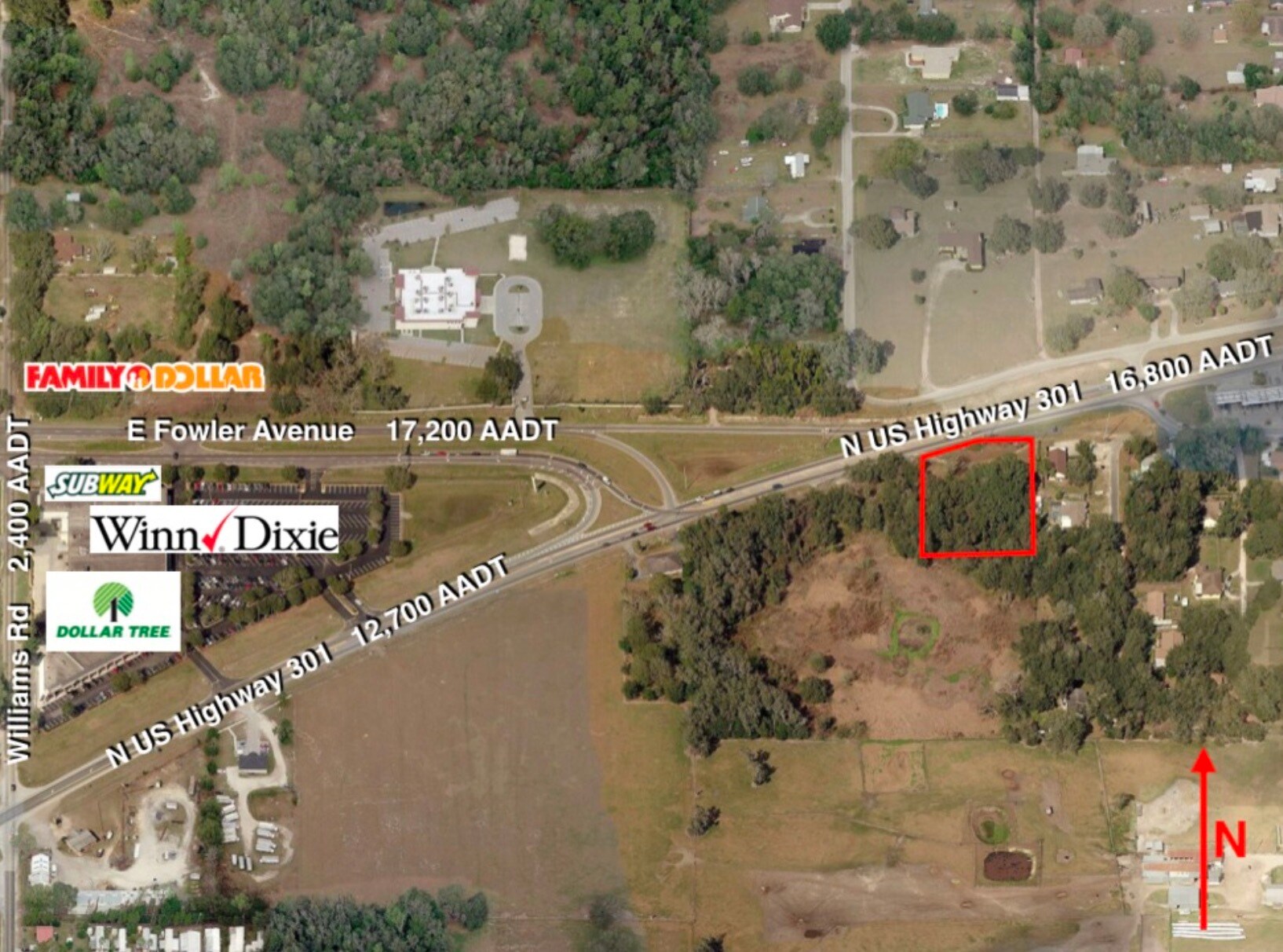 11487 N US Highway 301, Thonotosassa, FL 33592 2.02+ ac Retail or