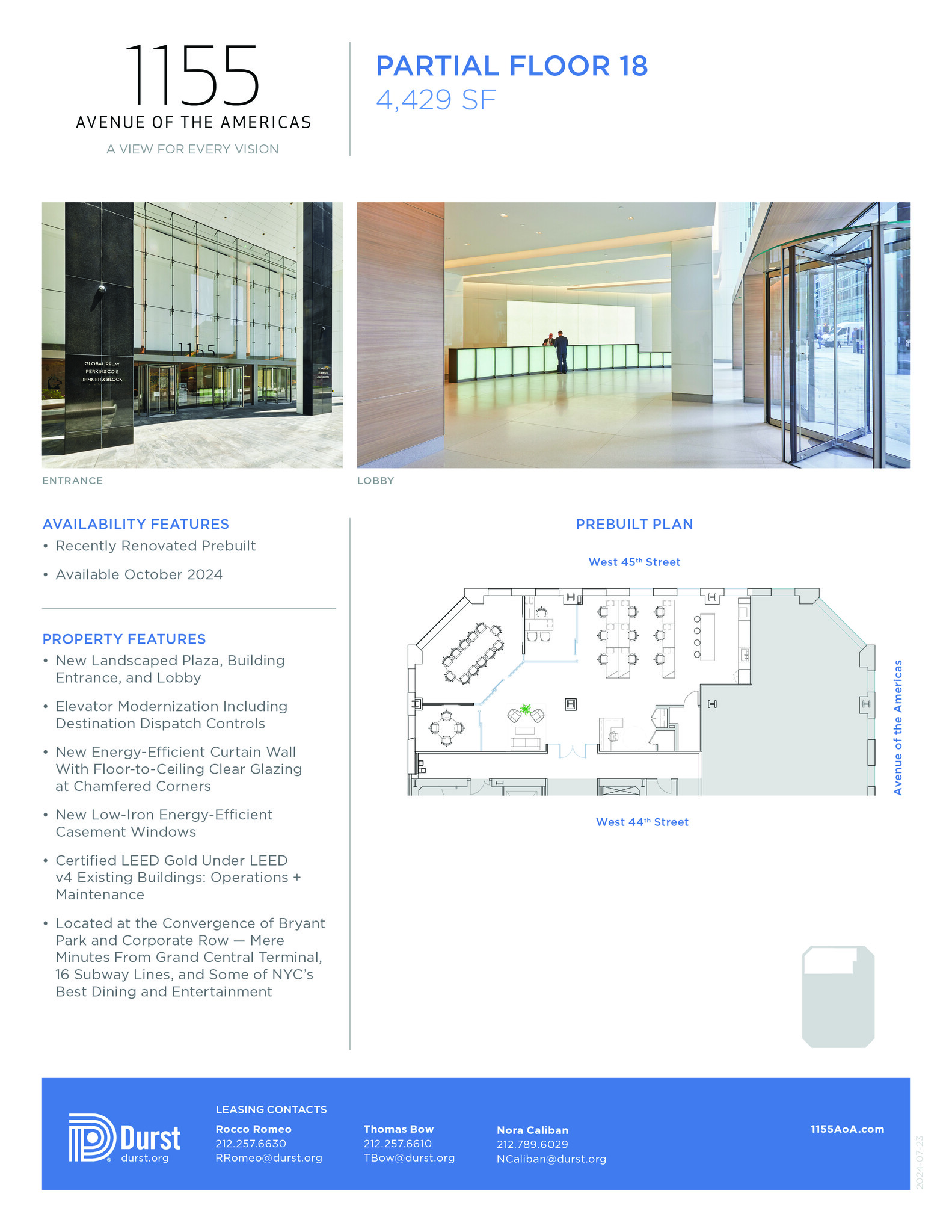 1155 Avenue of the Americas, New York, NY for lease Floor Plan- Image 1 of 1