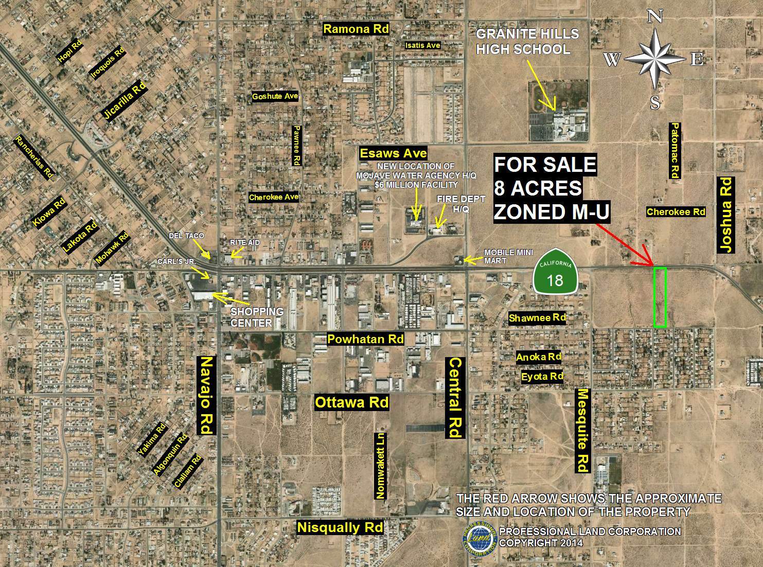 HWY 18 Mixed Use, Apple Valley, CA for sale Primary Photo- Image 1 of 3