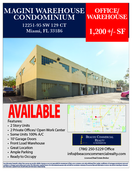 12251-12295 SW 129th Ct, Miami, FL for lease - Other - Image 1 of 9