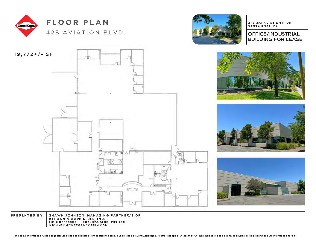 428 Aviation Blvd, Santa Rosa, CA for lease Floor Plan- Image 1 of 4