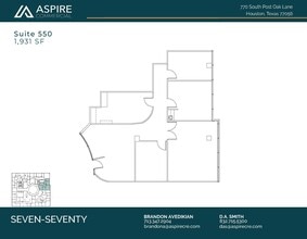 770 S Post Oak Ln, Houston, TX for lease Floor Plan- Image 1 of 4