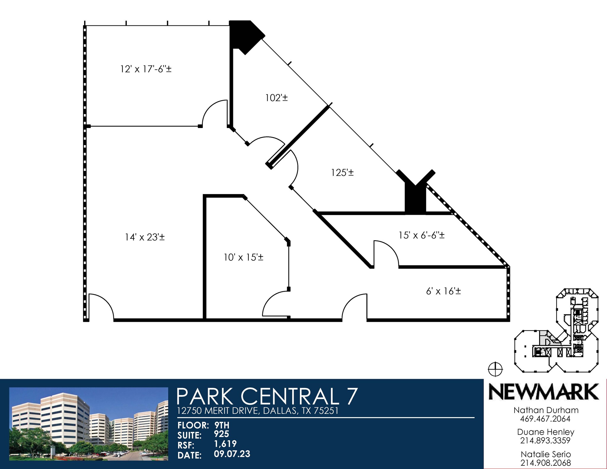 12750 Merit Dr, Dallas, TX for lease Floor Plan- Image 1 of 1