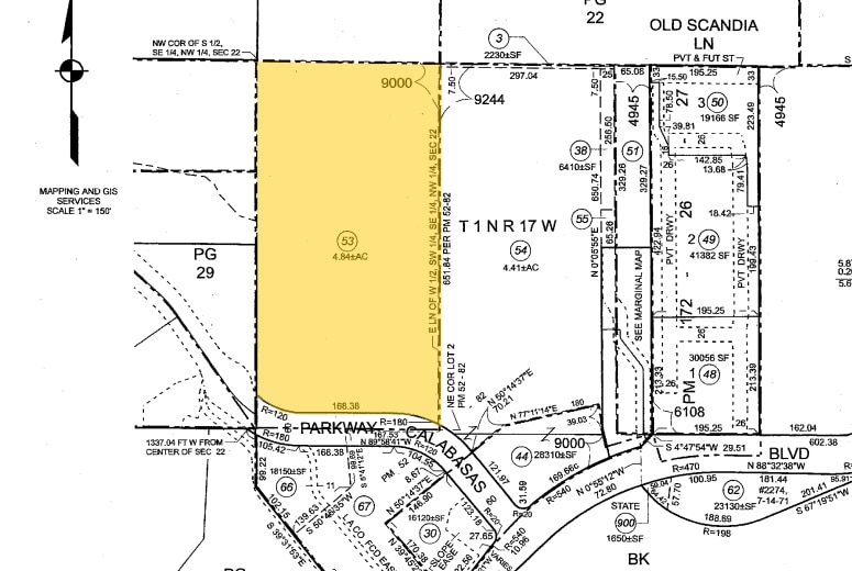 5022-5038 Parkway Calabasas, Calabasas, CA for lease - Plat Map - Image 3 of 11