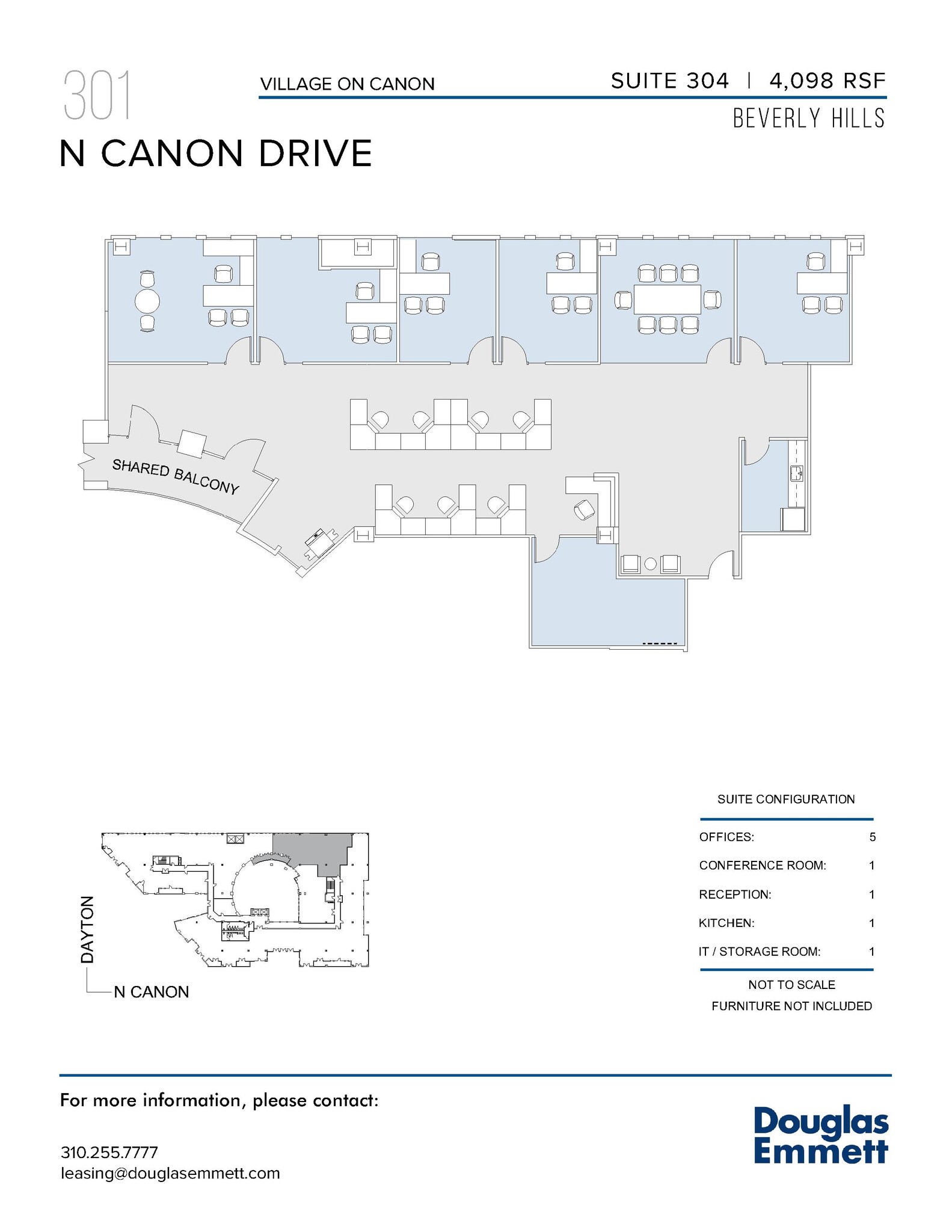 301-333 N Canon Dr, Beverly Hills, CA for lease Floor Plan- Image 1 of 1