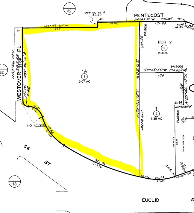 1745-1765 Euclid Ave, San Diego, CA for sale Plat Map- Image 1 of 1