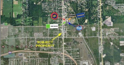 7067 N Saginaw Rd, Mount Morris, MI - AERIAL  map view