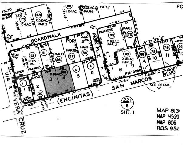 960 W San Marcos Blvd, San Marcos, CA for lease - Plat Map - Image 2 of 10