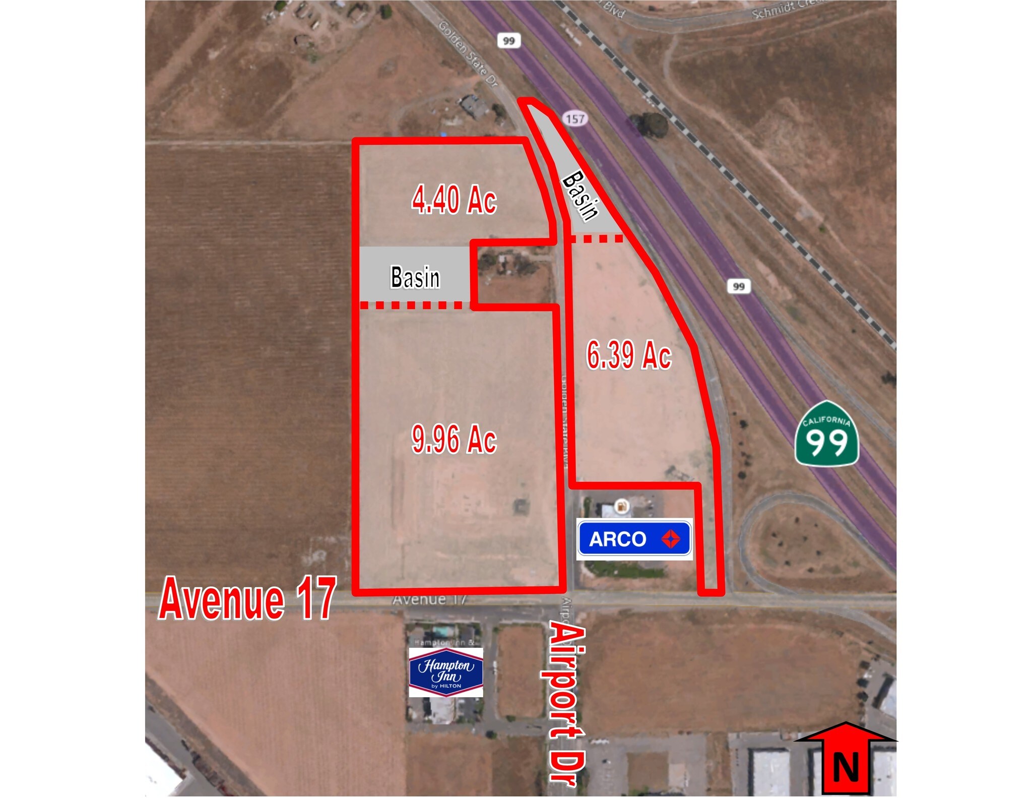 20+ ACRES CA-99 HIGHWAY COMMERCIAL LAND portfolio of 3 properties for sale on LoopNet.com Other- Image 1 of 7