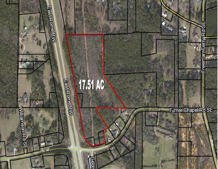 0 Veterans Memorial Hwy, Rome, GA for sale - Aerial - Image 1 of 3