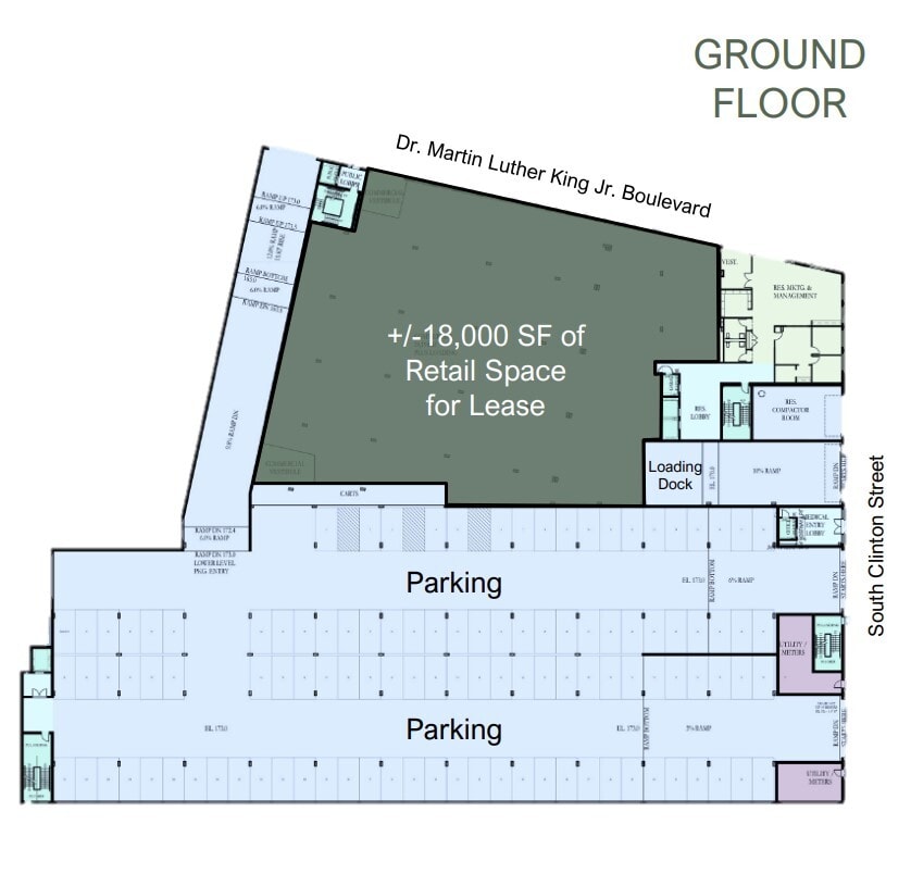 461 Dr Martin Luther King Jr Blvd, East Orange, NJ for lease Site Plan- Image 1 of 1