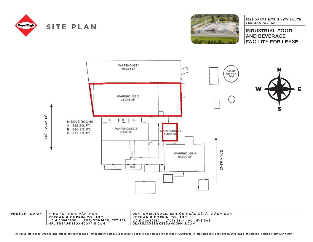 1365 Gravenstein Hwy South, Sebastopol, CA for lease Site Plan- Image 1 of 9