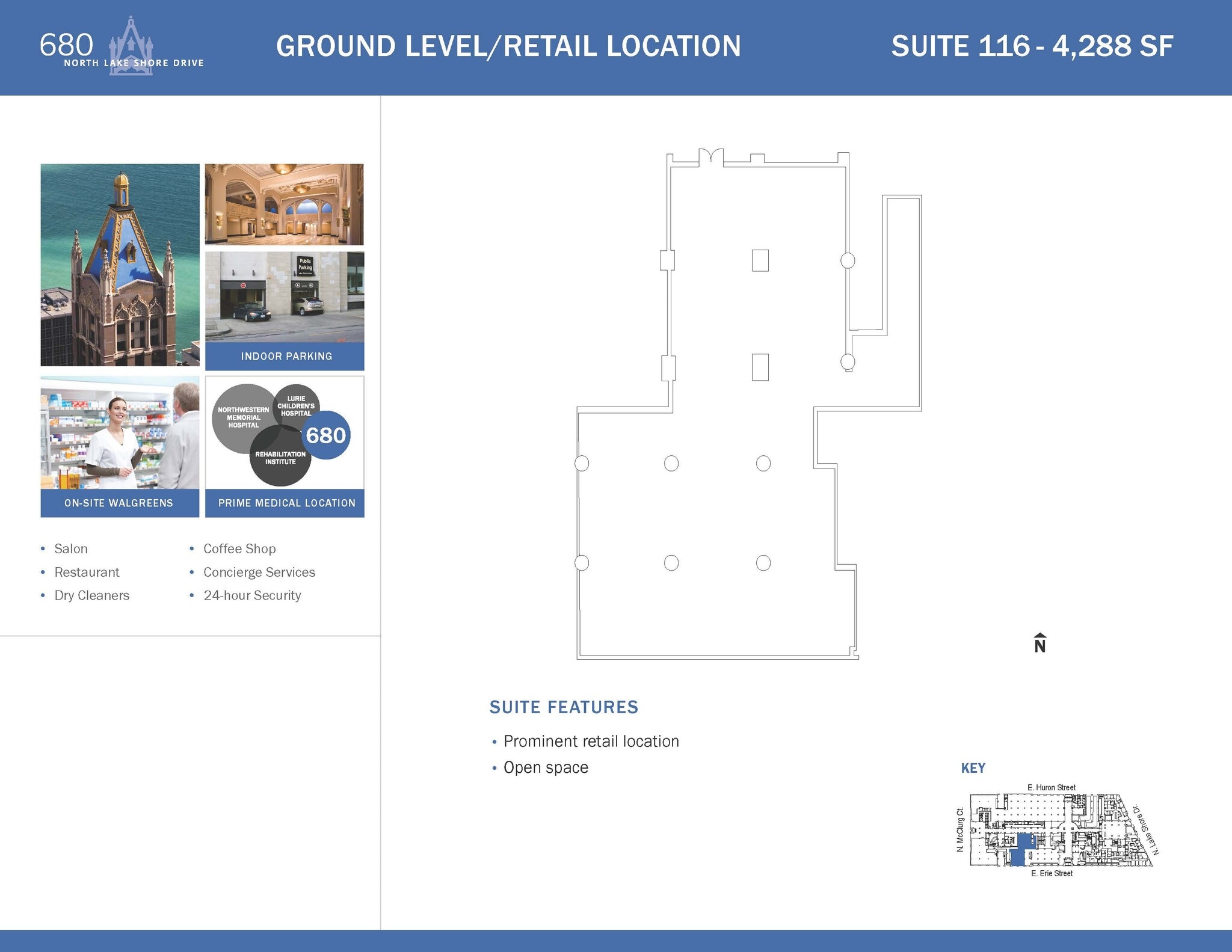 680 N Lake Shore Dr, Chicago, IL for lease Floor Plan- Image 1 of 1