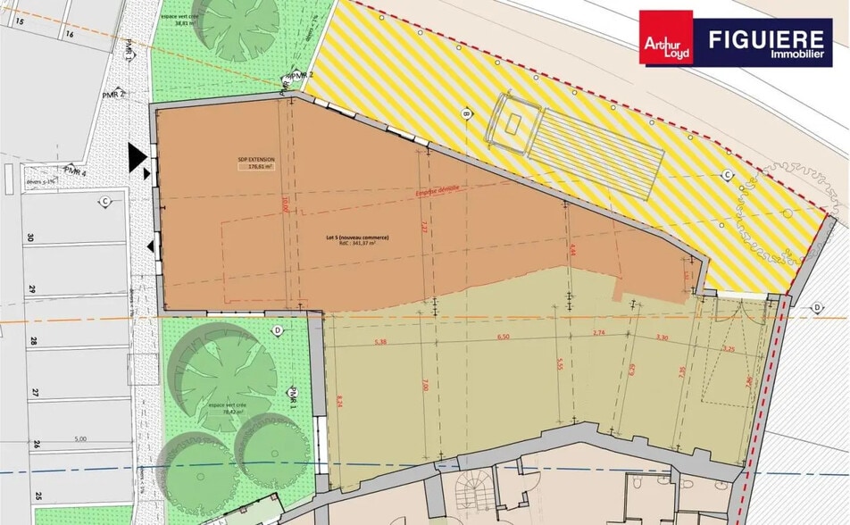 Retail in Aix-en-Provence for lease - Floor Plan - Image 3 of 4