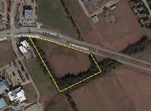 1848 E Broad St, Mansfield, TX - aerial  map view