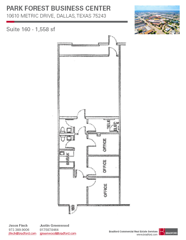 11601 Plano Rd, Dallas, TX for lease Floor Plan- Image 1 of 1