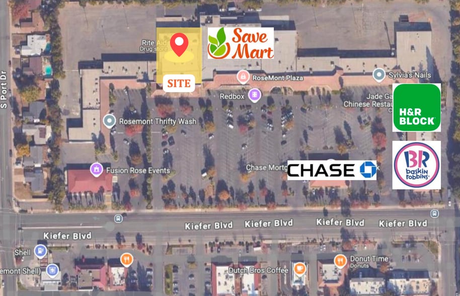 9113-9199 Kiefer Blvd, Sacramento, CA for lease - Site Plan - Image 2 of 2