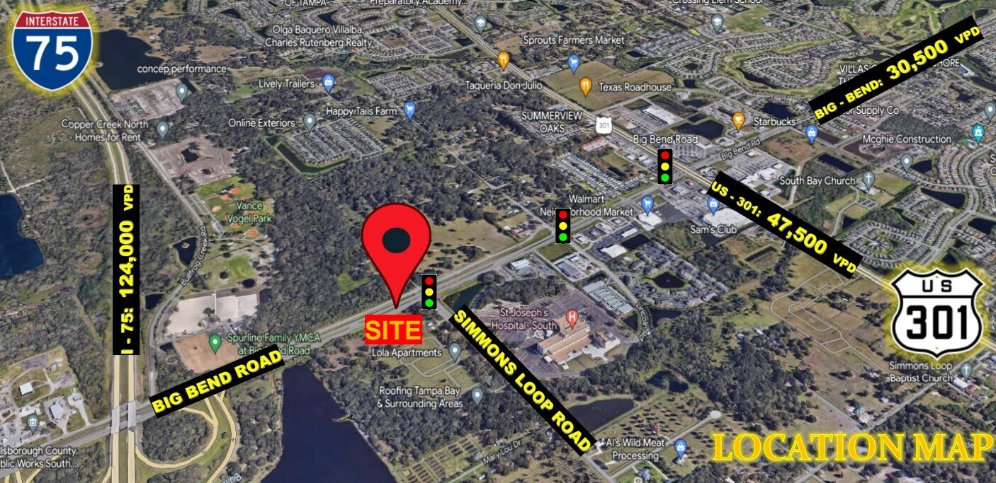 Big Bend Rd & Simmons Loop, Riverview, FL 33578 for Lease