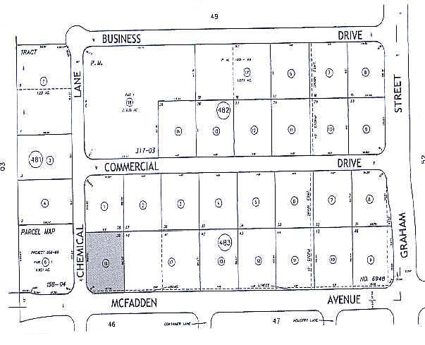 15472 Chemical Ln, Huntington Beach, CA for lease - Plat Map - Image 2 of 4