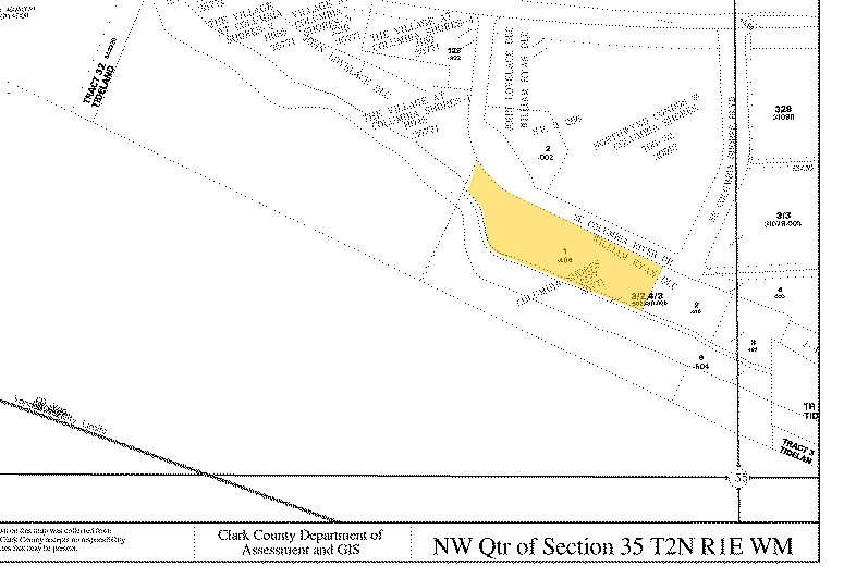 1701 SE Columbia River Dr, Vancouver, WA for lease - Plat Map - Image 3 of 6