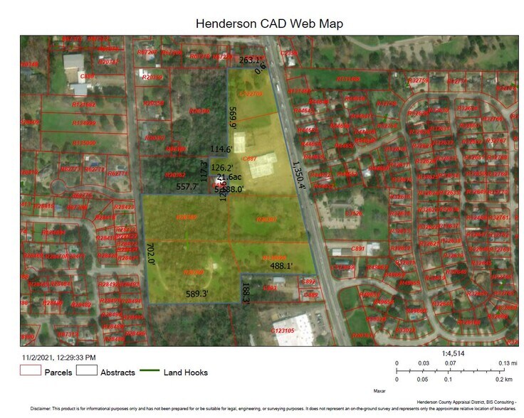 1100 S Palestine St, Athens, TX for sale - Aerial - Image 1 of 4