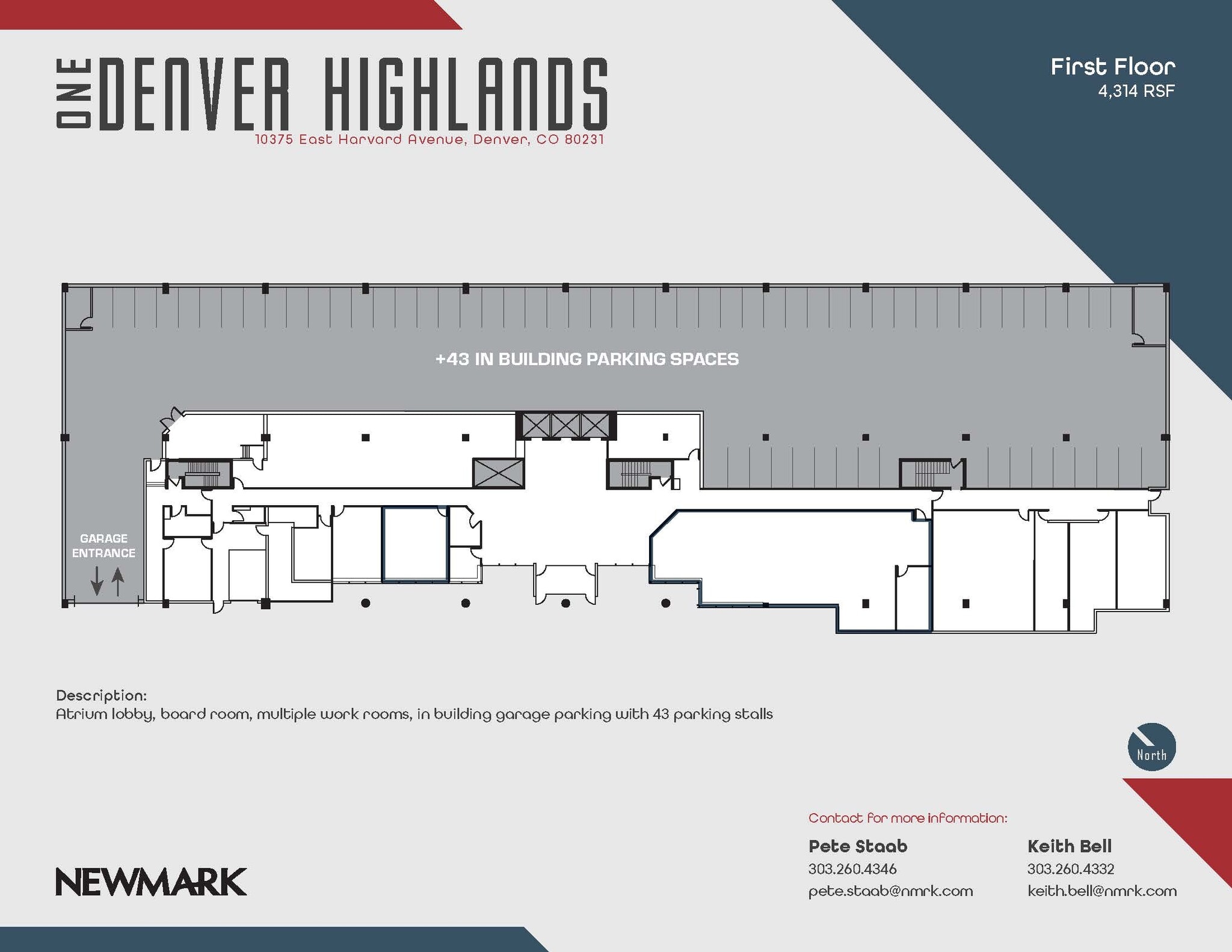 10375 E Harvard Ave, Denver, CO for lease Floor Plan- Image 1 of 1