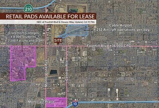 More details for NEC Foothill Blvd & Dewey Way, Upland, CA - Retail for Lease