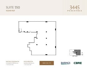 3445 Peachtree Rd NE, Atlanta, GA for lease Floor Plan- Image 2 of 2