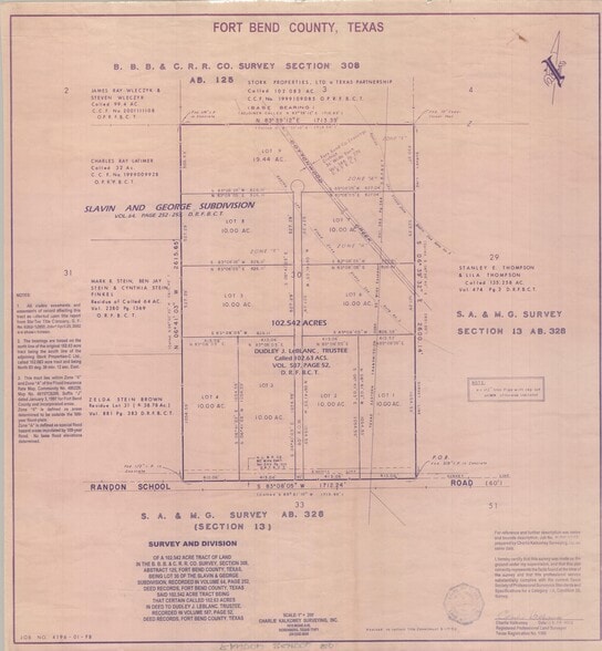 7570 Randon School Rd, Rosenberg, TX for sale - Site Plan - Image 3 of 3