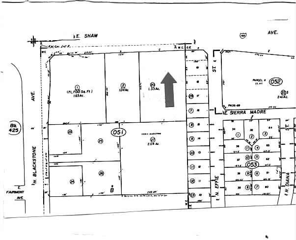 83 E Shaw Ave, Fresno, CA for lease - Plat Map - Image 3 of 7