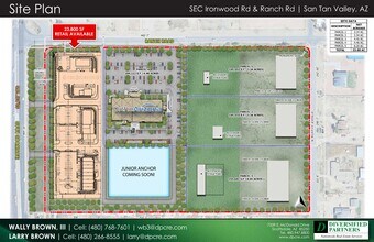 SEC Ironwood Rd & Ranch Rd, San Tan Valley, AZ for lease Site Plan- Image 1 of 3