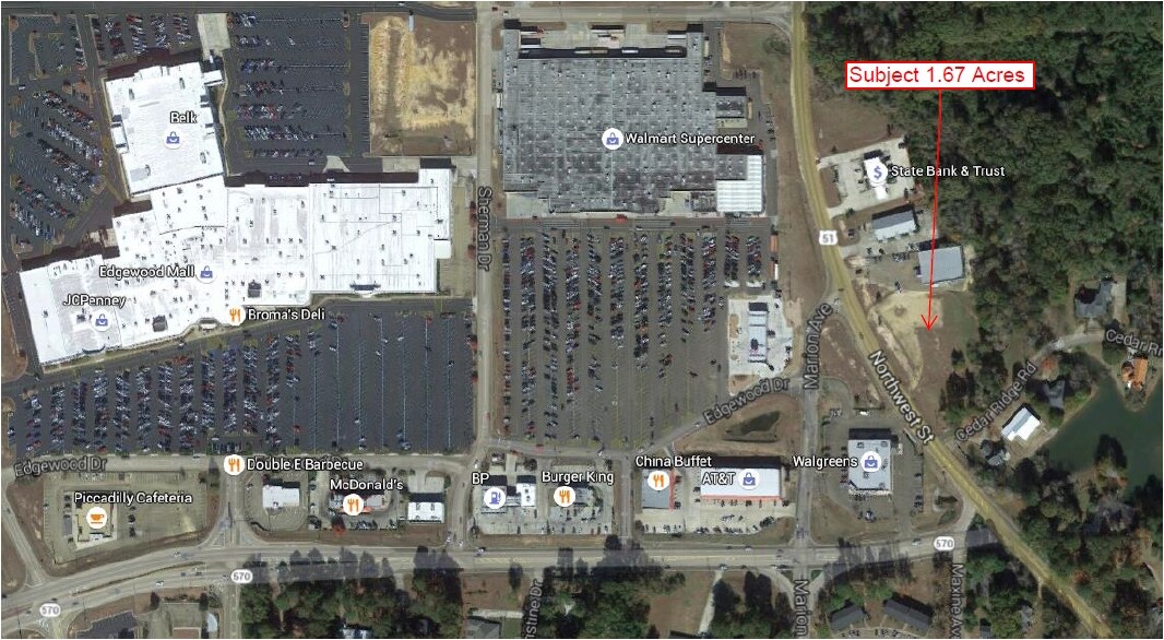 Highway 51, Mccomb, MS for sale Aerial- Image 1 of 1