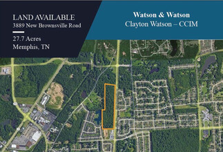 New Brownsville Road; Just North Of St Elmo, Memphis, TN - aerial  map view