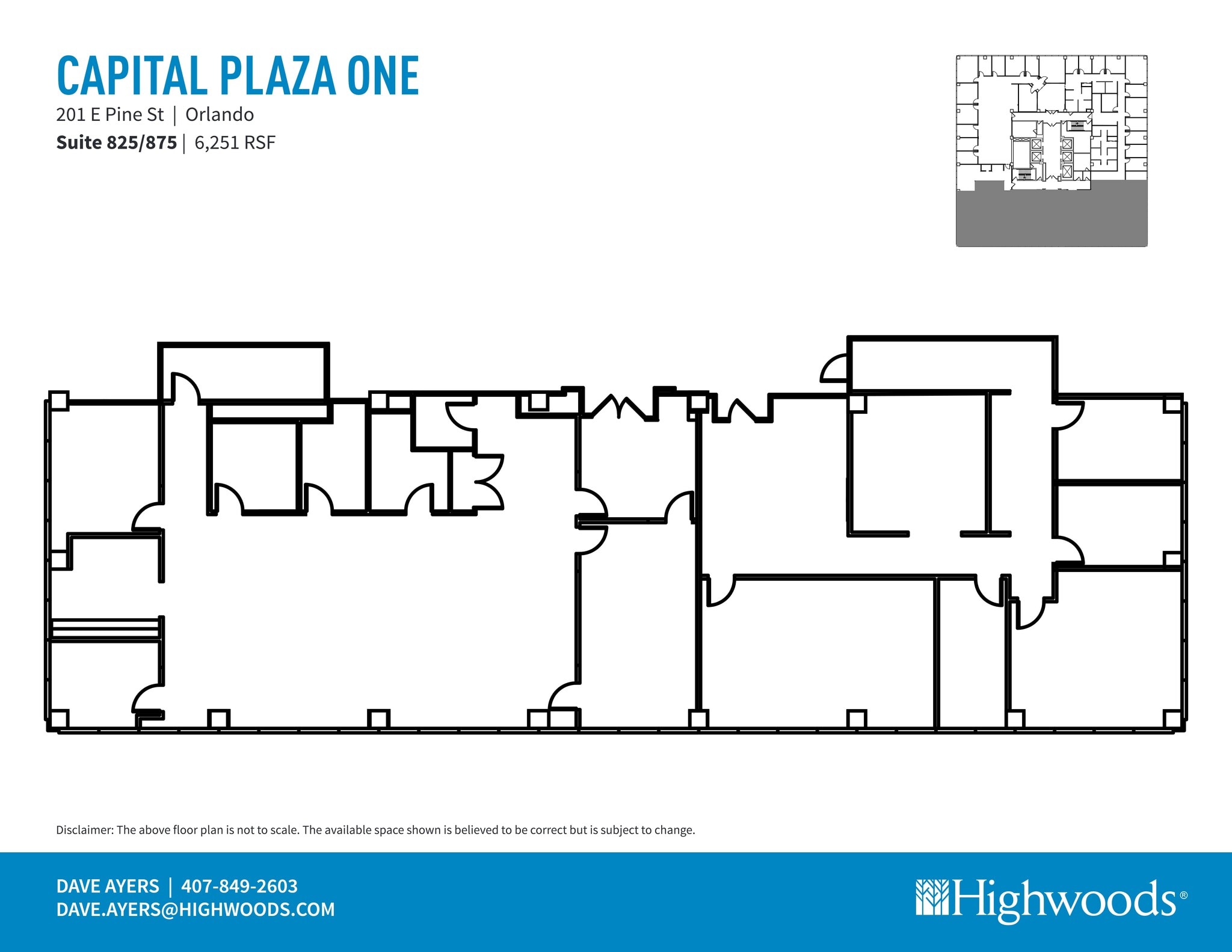 201 E Pine St, Orlando, FL for lease Site Plan- Image 1 of 1