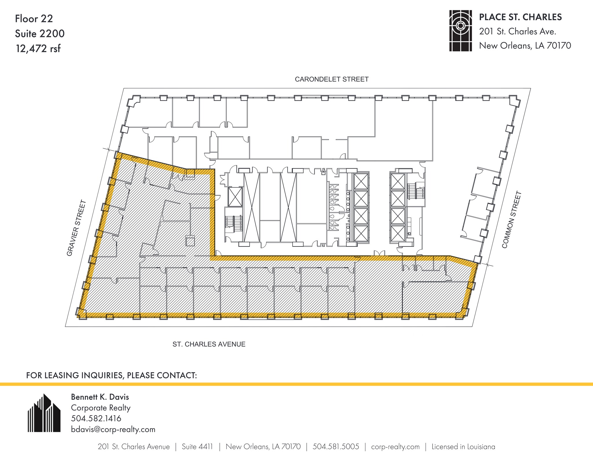 201 St. Charles Ave, New Orleans, LA for lease Site Plan- Image 1 of 1