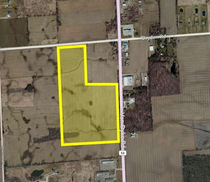 Van Dyke Rd & Dryden Rd, Almont, MI for sale - Building Photo - Image 1 of 1