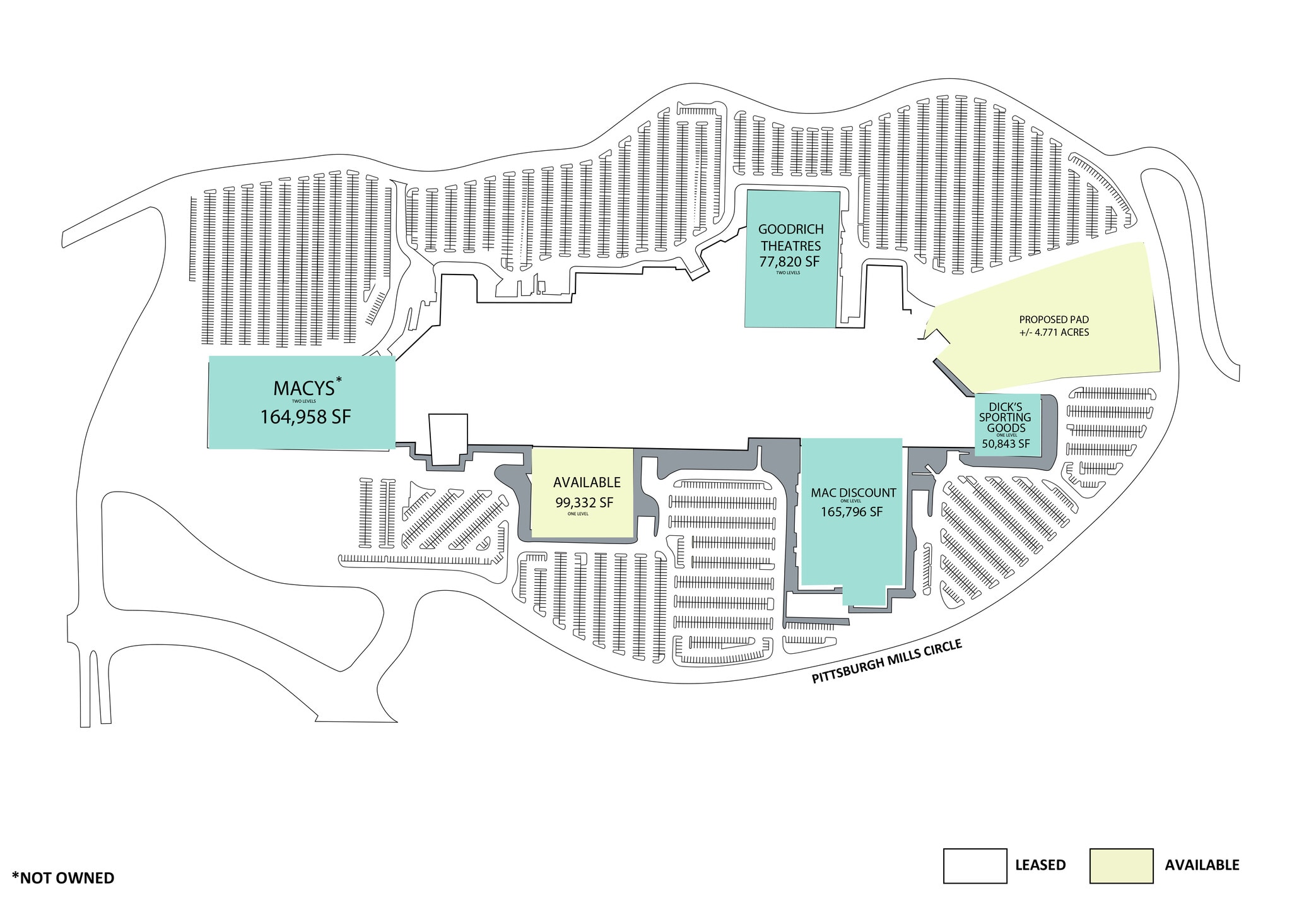 100-590 Pittsburgh Mills Cir, Tarentum, PA for lease Building Photo- Image 1 of 2