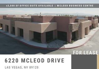 6220 McLeod Dr, Las Vegas, NV for lease Building Photo- Image 1 of 4