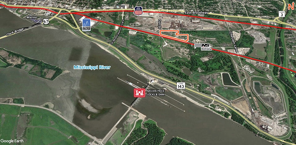 Cut St, Alton, IL for sale - Aerial - Image 2 of 2