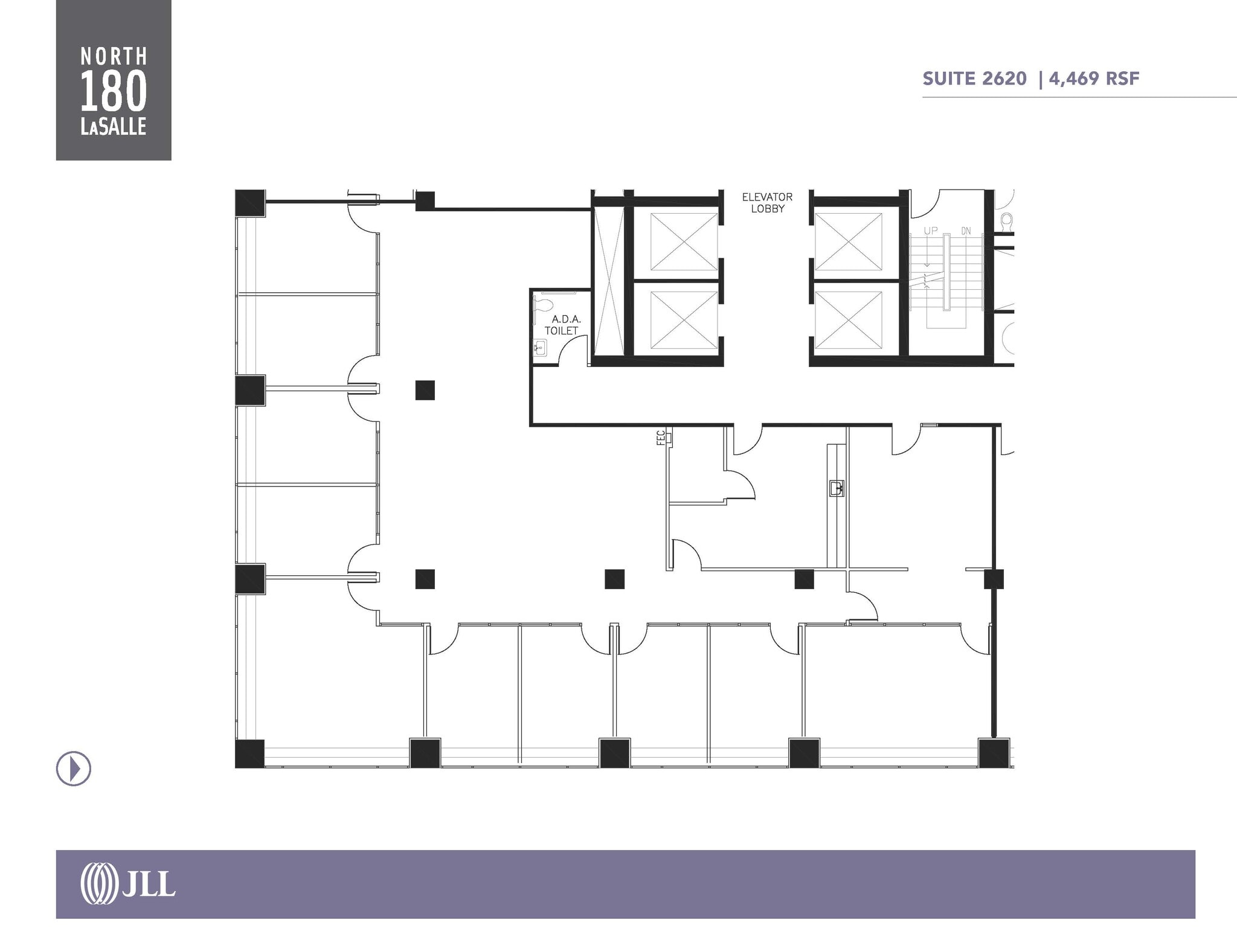 180 N LaSalle St, Chicago, IL for lease Floor Plan- Image 1 of 8