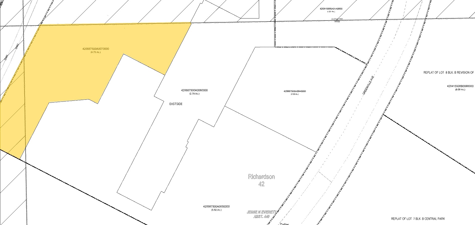 700 E Campbell Rd, Richardson, TX for sale Plat Map- Image 1 of 1