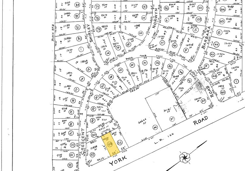 419 N York Rd, Hatboro, PA for sale - Plat Map - Image 1 of 1