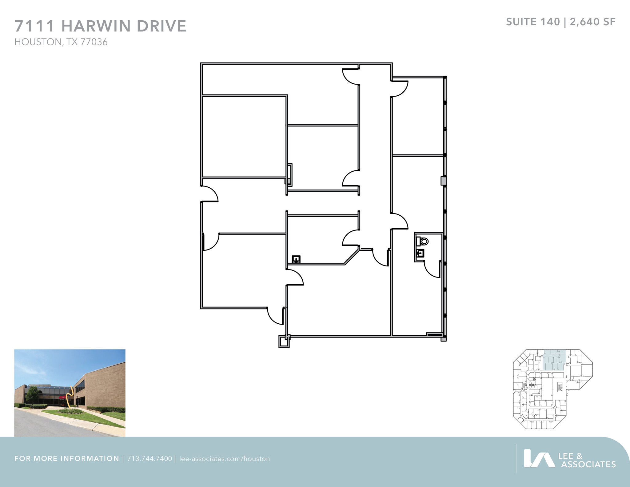 7111 Harwin Dr, Houston, TX for lease Floor Plan- Image 1 of 1