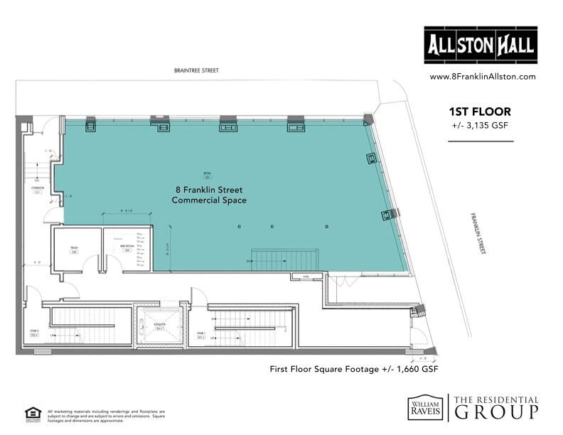 4 Braintree St, Allston, MA 02134 - Unit 101 -  - Floor Plan - Image 1 of 5