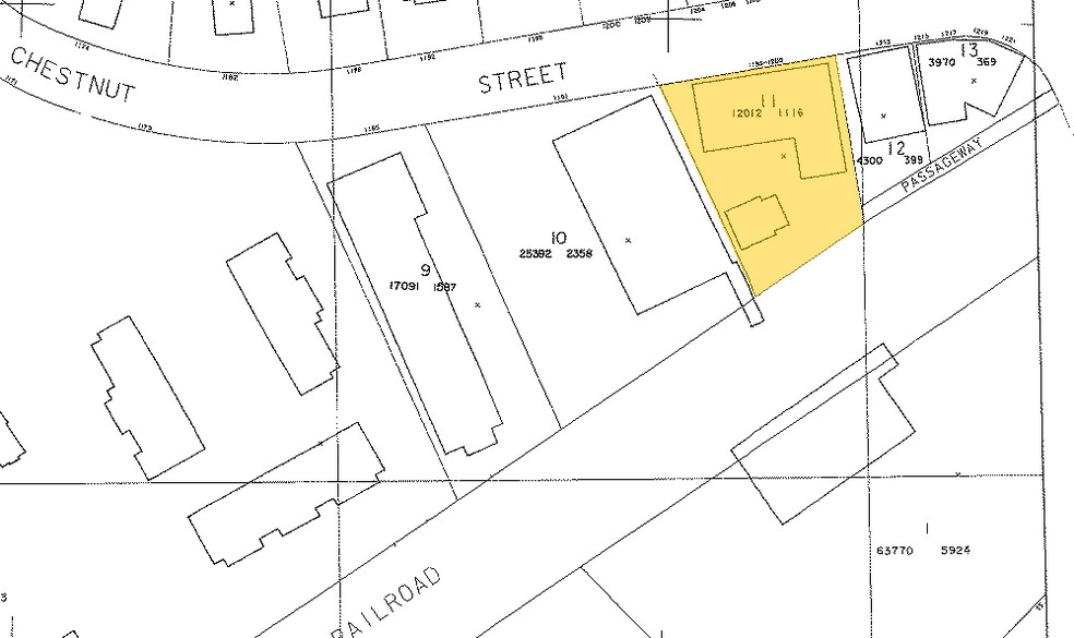 1185 Chestnut St, Newton, MA for lease - Plat Map - Image 2 of 8