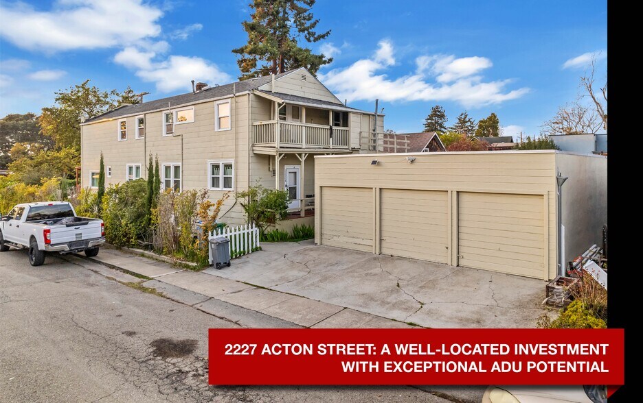 2227 Acton St, Berkeley, CA for sale - Building Photo - Image 1 of 1