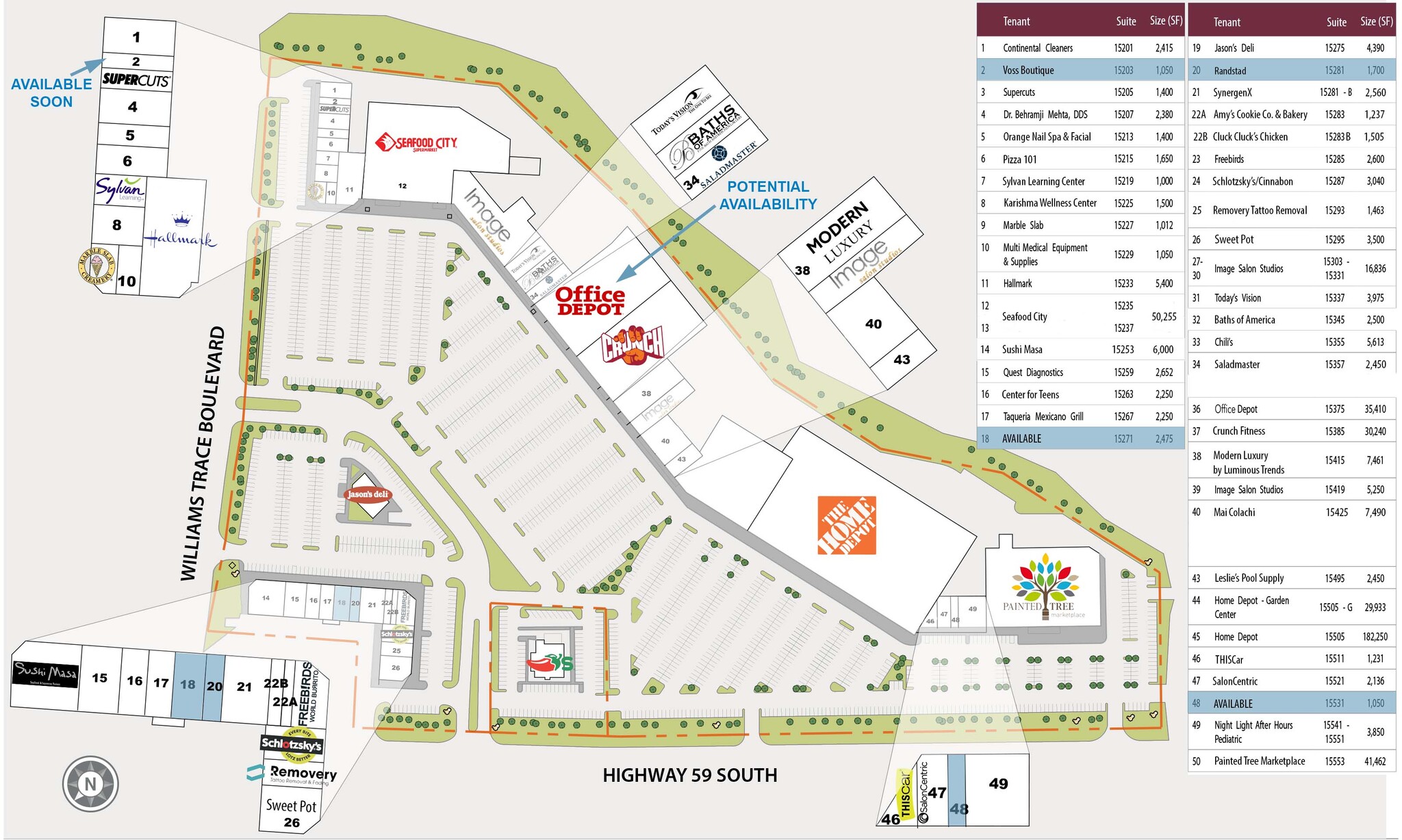 15201-15555 Southwest Fwy, Sugar Land, TX for lease Site Plan- Image 1 of 1